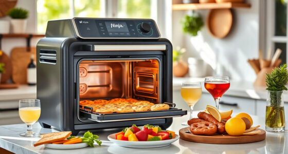 Summer Grilled Veggie Pizza with Ninja Foodi XL Pro Air Oven