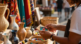 Bustling Street Culture Marketplaces