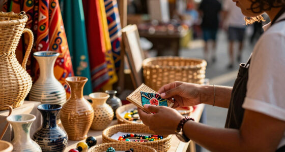 Bustling Street Culture Marketplaces