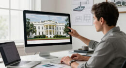 New White House East Wing Renderings Reveal Gold Additions - Axios