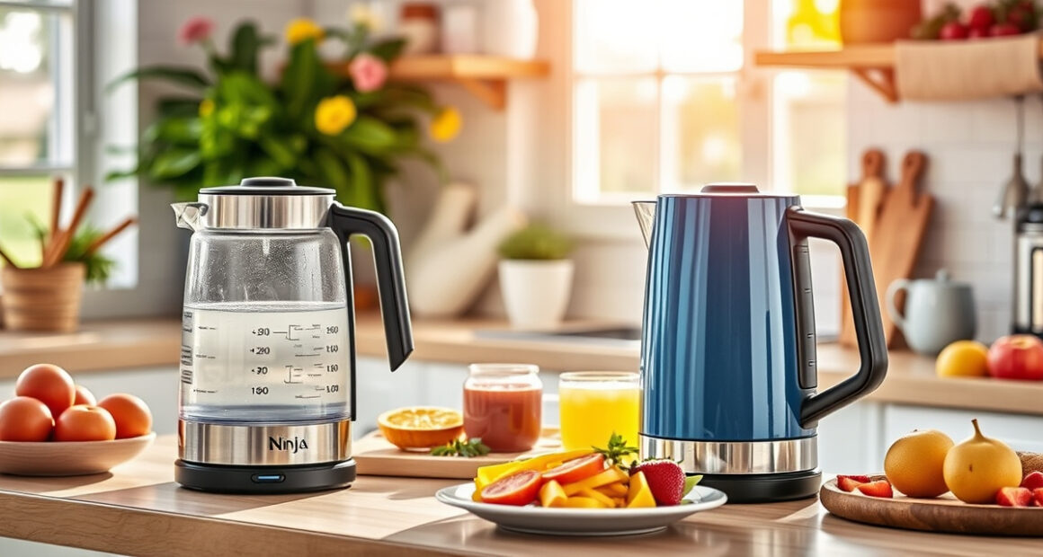 Ninja KT200BL Precision Temperature Electric Kettle: Perfect for Summer Teas & Coffees