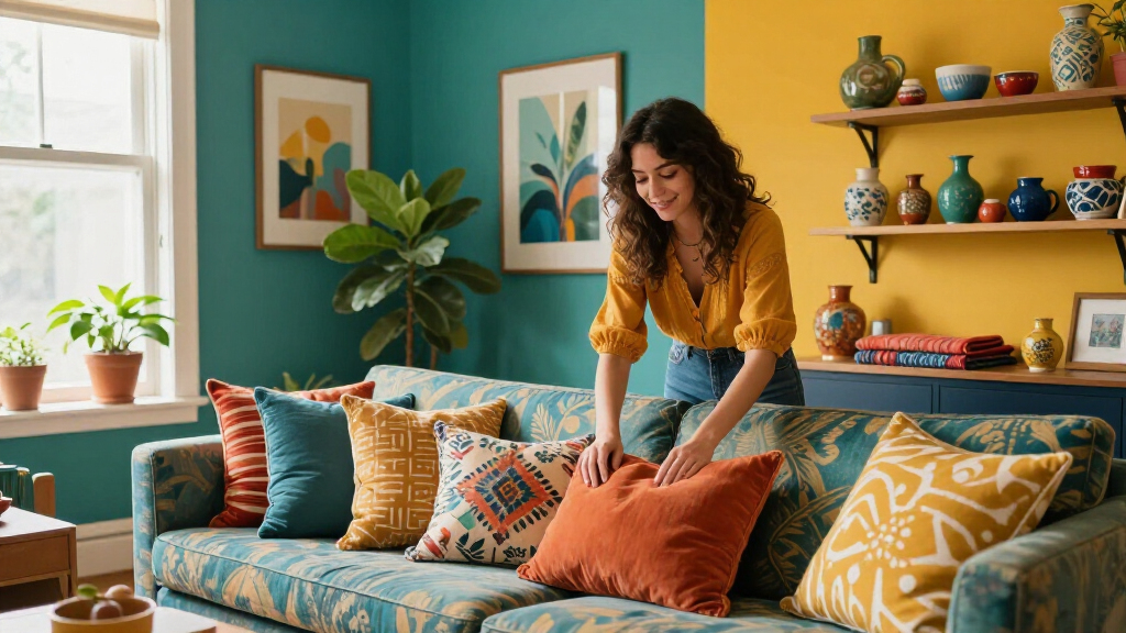 She Was Afraid Of Color For Years — Now Her Home Is A Maximalist Mood-Booster