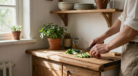 Limewashed Walls Gave This Kitchen A Vintage, Minimalist Redo