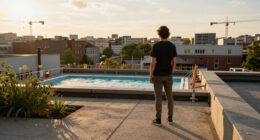 Rooftop Open-Air Pool Planned At Abattoirs In Anderlecht By 2030