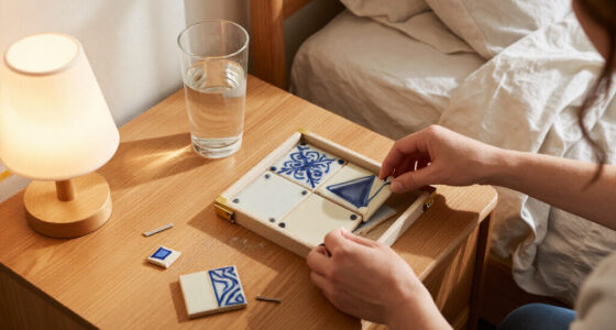 Don't Waste Leftover Tile: Turn It Into An Adorable Bedside Tray