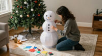 Forget A Second Christmas Tree, Habitat's Supersized Paper Snowman Is The Best Way To Make A Statement This Festive Season For Under £20