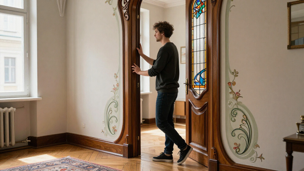 Forget Art Deco, This Apartment In Vienna Shows Art Nouveau Is The Influence To Steal For A Home That Feels Elegant