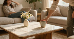I’m Seeing Marble-top Wooden Coffee Tables Everywhere This Season – These Are The 20 Designs That Nail The Trend