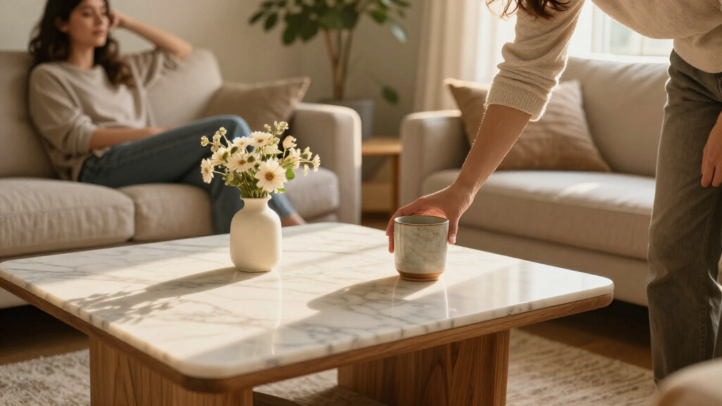 I’m Seeing Marble-top Wooden Coffee Tables Everywhere This Season – These Are The 20 Designs That Nail The Trend
