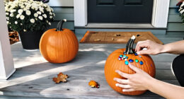 No Knives Needed: 'Bedazzled' Pumpkins Are The Coolest Front Porch Trend
