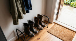 This £10 Argos Shoe Rack Is Perfect For Keeping Muddy Boots And Wet Jackets Tidy This Autumn